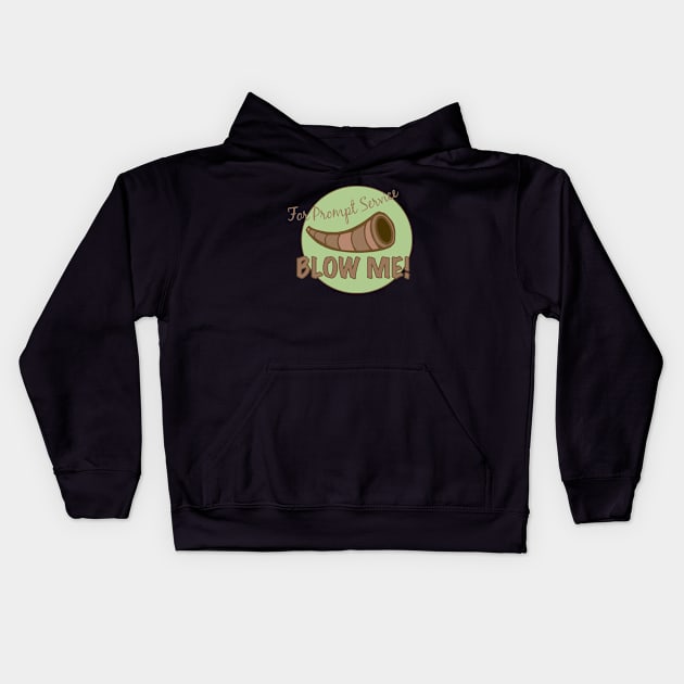 Prompt Service Kids Hoodie by GWCVFG